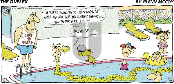 The Duplex on Sunday September 16, 2001 Comic Strip