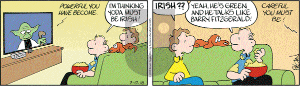 Drabble on Saturday March 17, 2018 Comic Strip