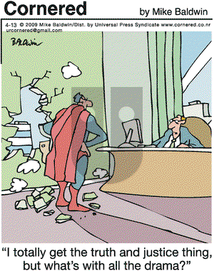 Cornered on Wednesday April 29, 2009 Comic Strip