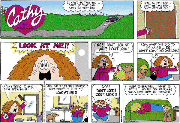 Cathy Classics - Sunday February 16, 2003 Comic Strip