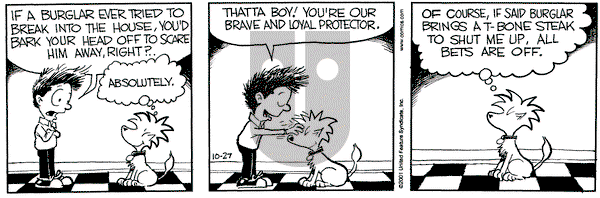 Grand Avenue on Saturday October 27, 2001 Comic Strip