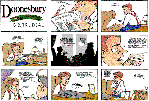 Doonesbury on Sunday February 21, 1988 Comic Strip