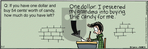 Grand Avenue on Saturday May 2, 2015 Comic Strip