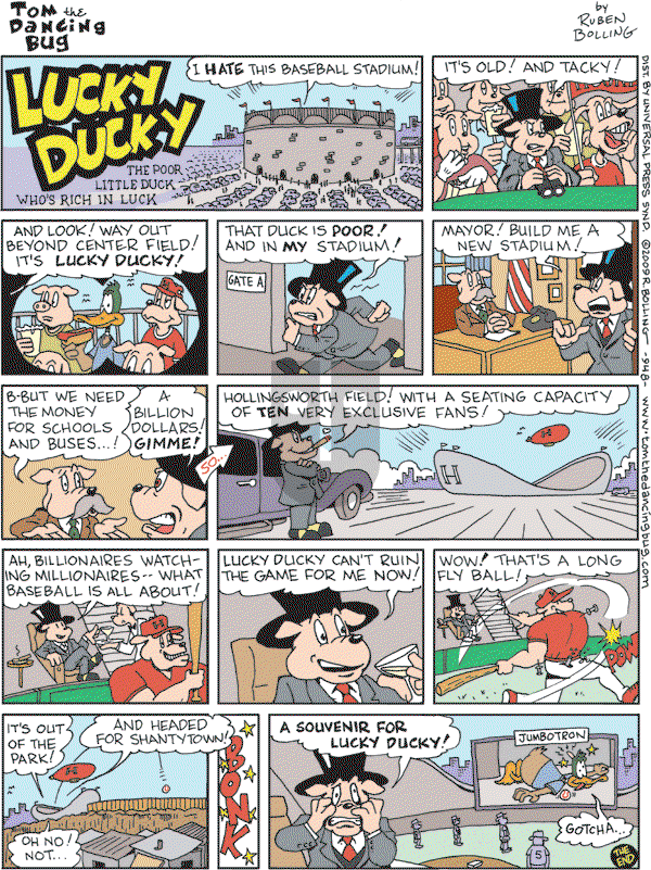 Tom the Dancing Bug on Saturday May 30, 2009 Comic Strip