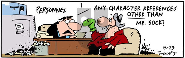 Frank and Ernest on Wednesday August 23, 2000 Comic Strip