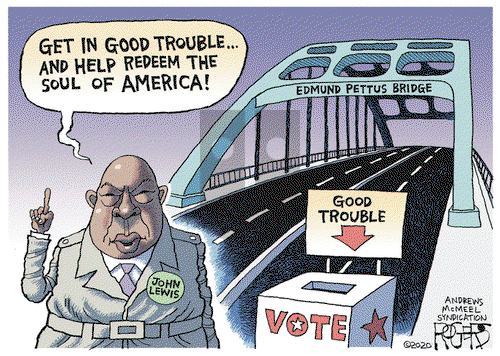 Rob Rogers on Tuesday July 21, 2020 Comic Strip