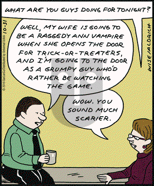 Real Life Adventures on Monday October 31, 2016 Comic Strip