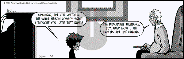 The Boondocks on Wednesday March 1, 2006 Comic Strip