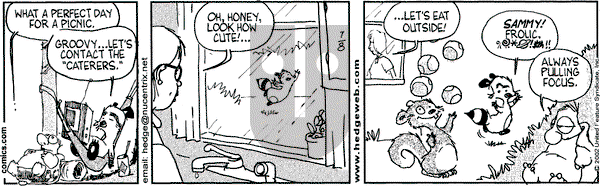 Over the Hedge on Monday July 8, 2002 Comic Strip