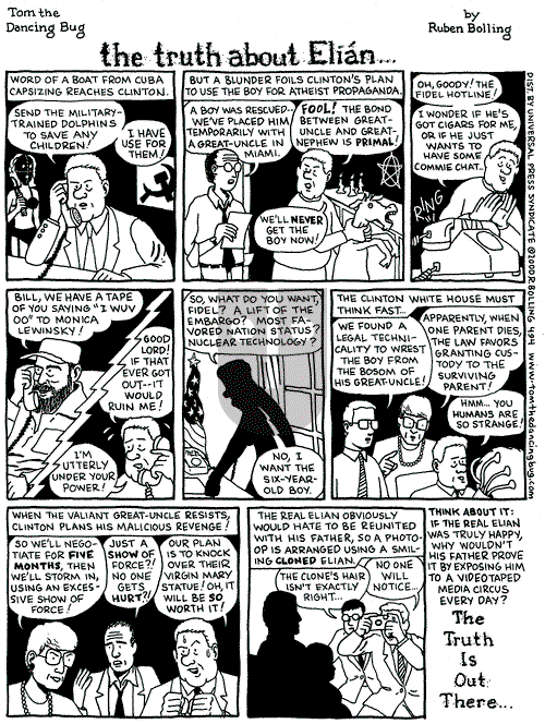 Tom the Dancing Bug on Saturday May 6, 2000 Comic Strip