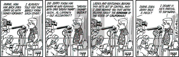 Doonesbury on Thursday July 19, 1979 Comic Strip