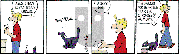 Arlo and Janis on Tuesday August 30, 2016 Comic Strip