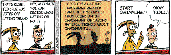 La Cucaracha on Wednesday April 8, 2015 Comic Strip
