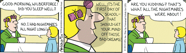 The Born Loser on Monday August 24, 2015 Comic Strip