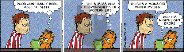 Garfield on Thursday October 18, 2012 Comic Strip