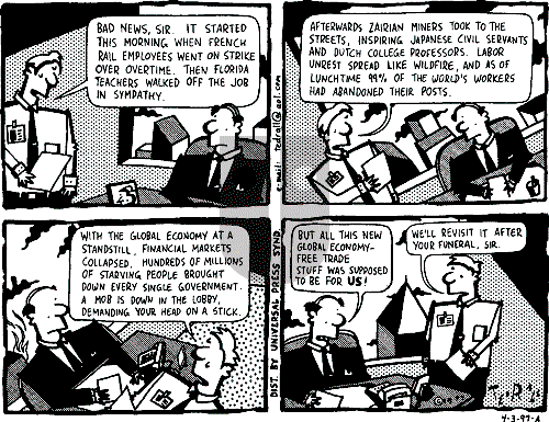 Ted Rall on Saturday April 5, 1997 Comic Strip