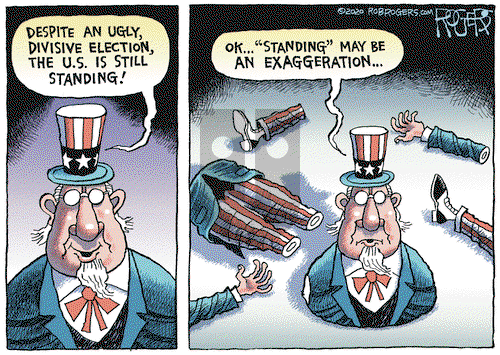 Rob Rogers on Wednesday November 4, 2020 Comic Strip