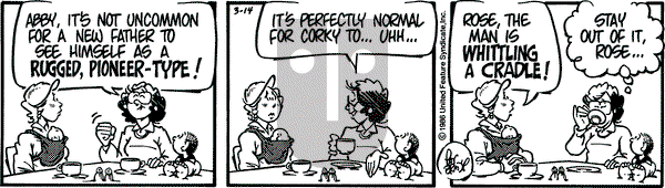 Rose is Rose on Friday March 14, 1986 Comic Strip