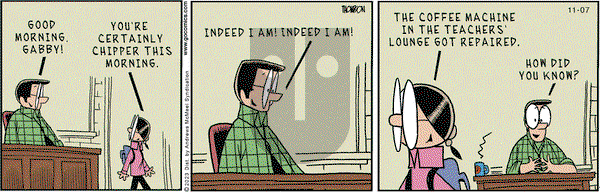 Grand Avenue on Tuesday November 7, 2023 Comic Strip