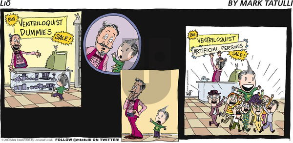 Lio - Sunday April 20, 2014 Comic Strip