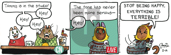 Breaking Cat News on Tuesday February 12, 2019 Comic Strip
