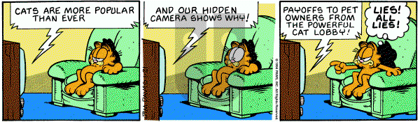 Garfield on Friday January 21, 1994 Comic Strip