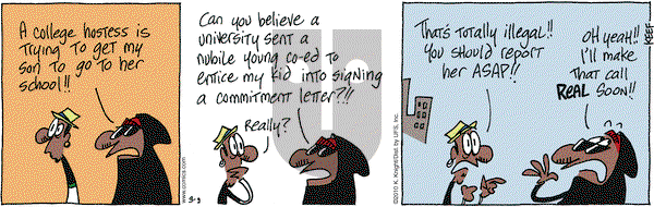 The Knight Life on Tuesday March 9, 2010 Comic Strip