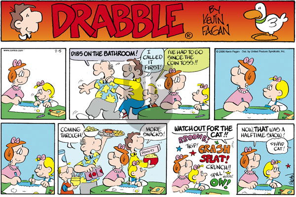 Drabble on Sunday February 5, 2006 Comic Strip