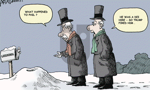 Robert Ariail - Saturday February 1, 2025 Comic Strip