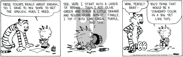 Calvin and Hobbes on Saturday March 26, 1994 Comic Strip