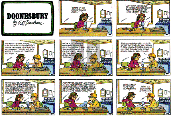 Doonesbury on Sunday June 13, 1982 Comic Strip