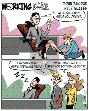 Working Daze on Monday November 21, 2005 Comic Strip