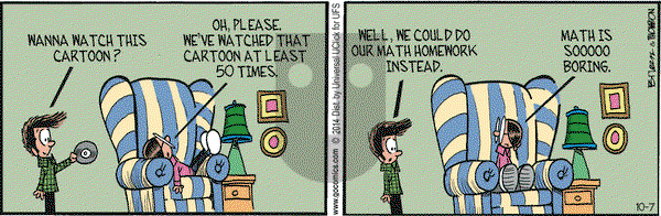 Grand Avenue on Tuesday October 7, 2014 Comic Strip