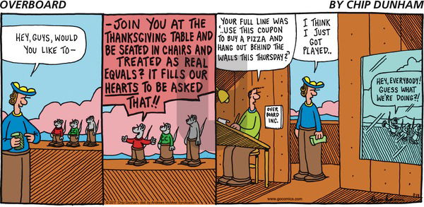 Overboard on Sunday November 19, 2017 Comic Strip