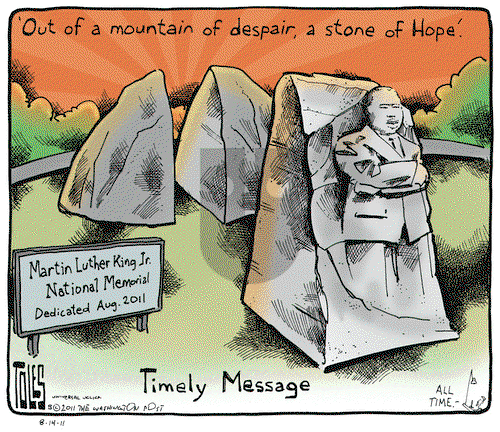 Tom Toles - Sunday August 14, 2011 Comic Strip