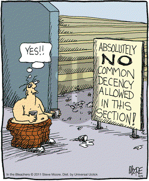 In the Bleachers on Friday November 4, 2011 Comic Strip
