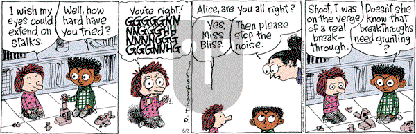 Cul de Sac on Thursday May 2, 2013 Comic Strip