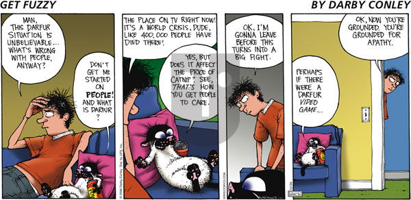 Get Fuzzy on Sunday November 26, 2006 Comic Strip