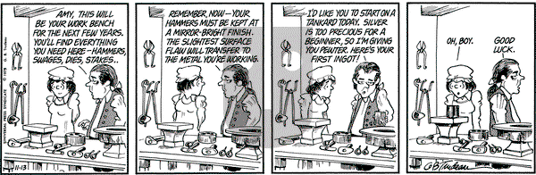 Doonesbury on Thursday November 13, 1975 Comic Strip