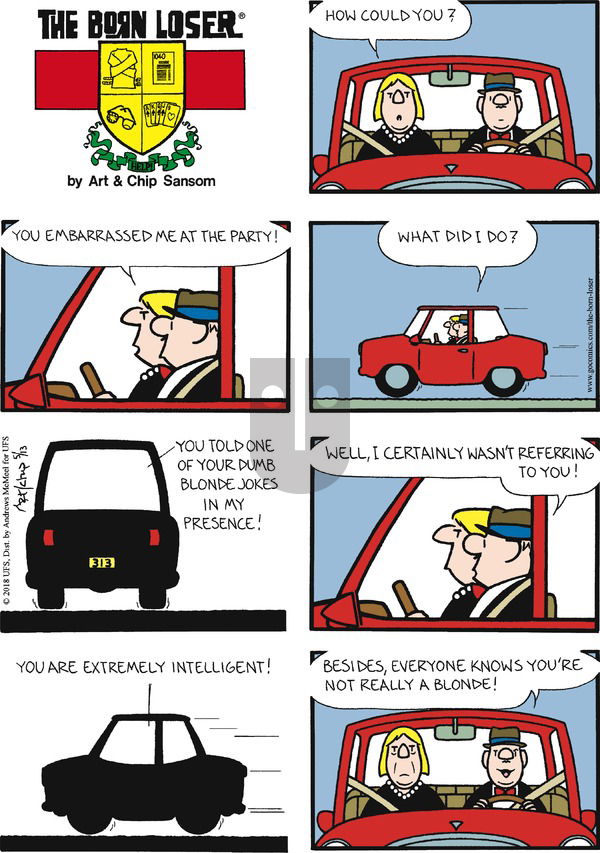 The Born Loser on Sunday May 13, 2018 Comic Strip