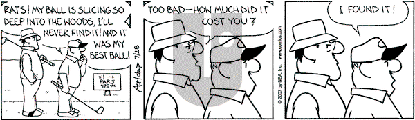 The Born Loser on Saturday July 28, 2007 Comic Strip
