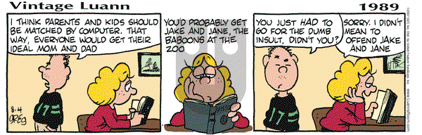 Luann on Saturday August 4, 2007 Comic Strip