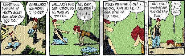 The Buckets on Thursday April 2, 2009 Comic Strip