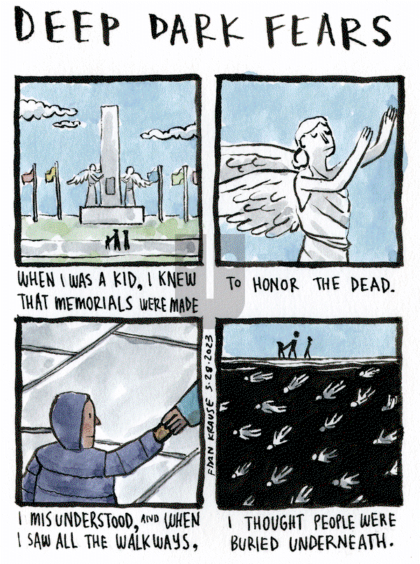 Deep Dark Fears on Monday August 14, 2023 Comic Strip