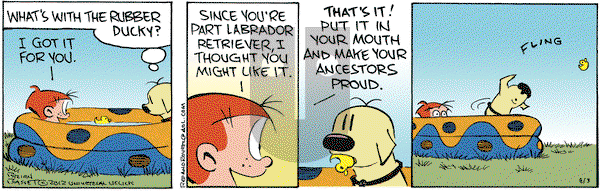 Red and Rover on Friday August 3, 2012 Comic Strip