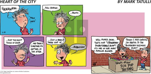 Heart of the City on Sunday May 28, 2017 Comic Strip