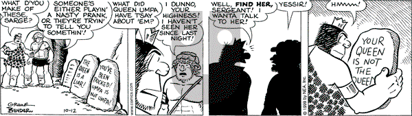 Alley Oop on Tuesday October 12, 1999 Comic Strip