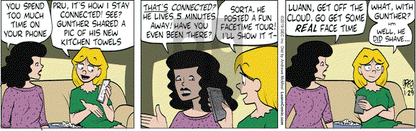 Luann on Tuesday January 29, 2019 Comic Strip