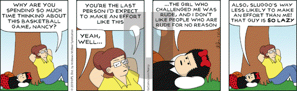 Nancy on Saturday May 25, 2019 Comic Strip