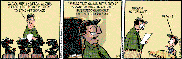 Grand Avenue on Wednesday January 7, 2009 Comic Strip